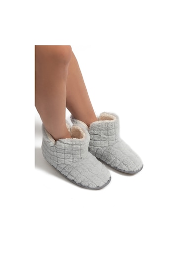 Edi Kadın Ev Botu Gri 37/41 Gri