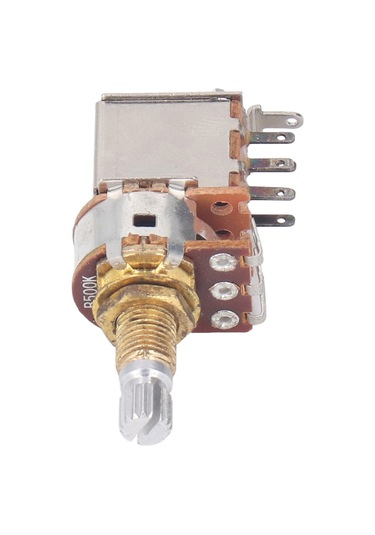 Hfambition Gitar/bas İçin 500k Ohm Lineer Konik Potansiyometre, Push-pull Anahtarlı Hacim Ve Ton Kontrolü