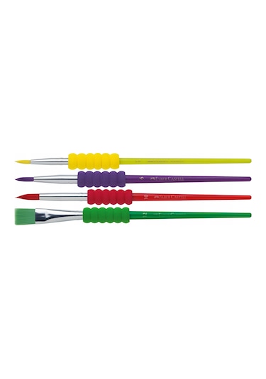 Faber-Castell Fırça Seti Soft Touch 4Lü