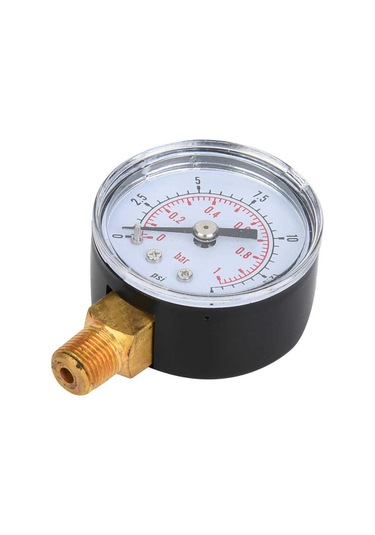Mekanik Basınç Göstergesi 1/8 İnç Bspt Dişli Hava İçin Alt Montaj Bağlantısı
