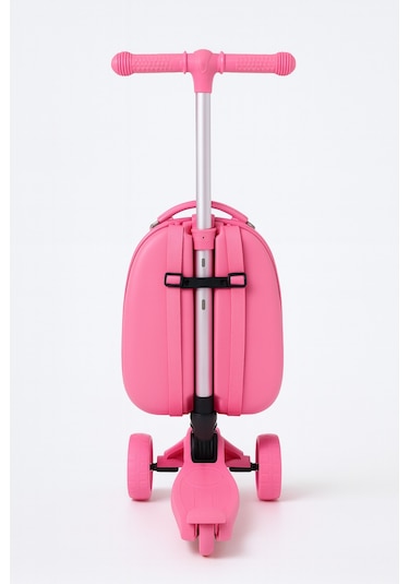 Heybee Luggages Heybee Sevimli Canavar Scooter Pembe Çocuk Valiz Diğer