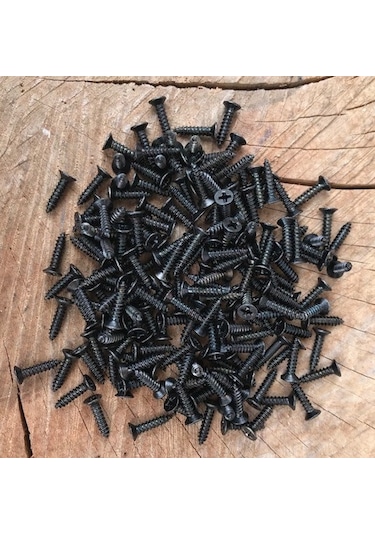 Siyah Renk Mini Vida Menteşe Vidası Klips Vidası 7,5mm Mini Vida 1000adet