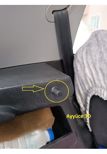 Ayyüce 3d, Hyundai Getz Bagaj Pandizot Tamir Ayakları, 2x, Siyah