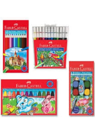 Faber Castell Faber Castel 4 Lü Boya Seti