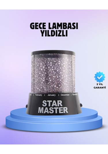 Odayı Yıldızlarla Dolduran Galaxy Efektli Led Projektör Işık