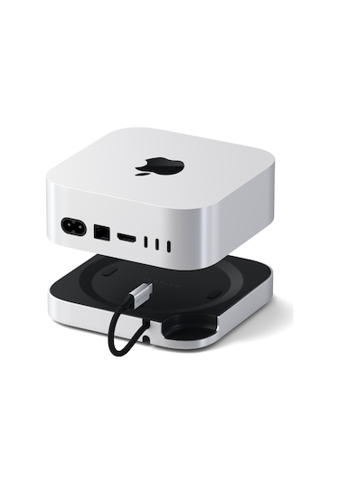 Satechi Mac Mini M4 Stand & Hub Ssd Gümüş St-gnmmes