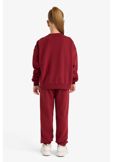 Defacto Bordo Kız Çocuk Alt-üst Takım E6416a8/br281 Bordo