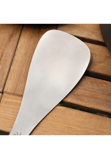 Pazly Titanyum Pirinç Kaşığı - 19.5x7cm, 73g Hafif, Dayanıklı, Çok Renkli Seçenek Çok Renkli