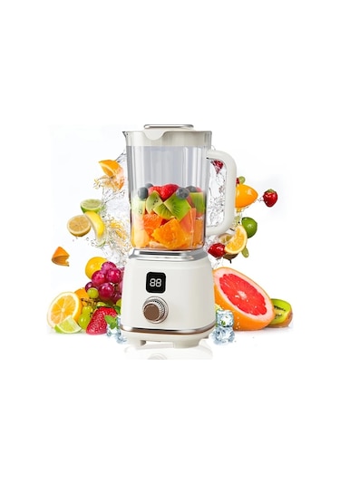 Besthome1 Black Nıj Mini Ev Tipi Meyve Sıkacağı Usb Şarjlı Portatif Blender Led Ekranlı Siyah