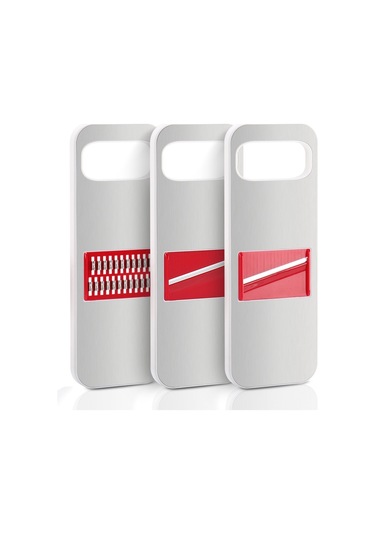 Cbtx C321 Çok Fonksiyonlu Ev Mutfak Paslanmaz Çelik Sebze Kesici Patates Rende Gümüş