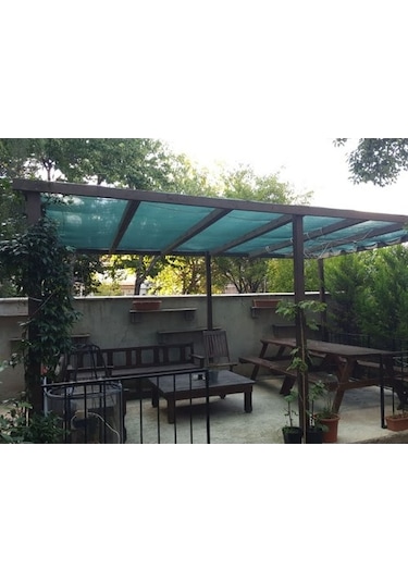 Morilu Kamp Gölgelik File - Yeşil Teras Filesi - 75'lik Şeritli Halkalı File Gölgelik - Havuz Gölgeliği