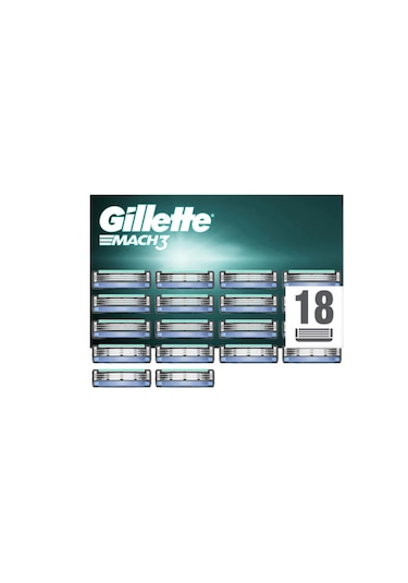 Gillette Mach 3 Yedek Tıraş Bıçağı 18'li