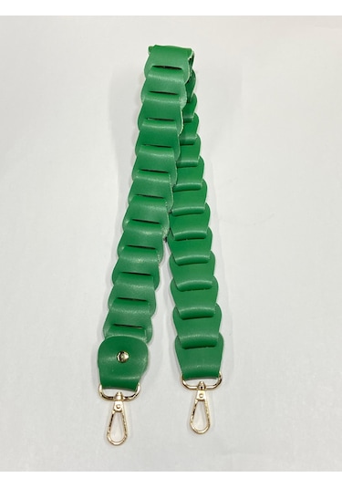 Çanta Sapı / Omuz Çanta Sapı/ Örgü Model / - Yeşil Yeşil