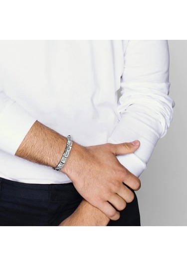 Nomination Italy İtalyan Charm Bileklik Kişiselleştirilebilir Çelik, Gümüş Kalp Link Hediyeli