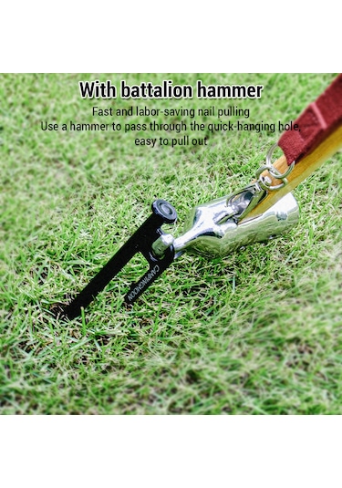 Maiyame Campıngmoon T Serisi 20cm Karbon Çelik Kamp Çadır İğnesi - Dayanıklı, Rust Önbelleli, Zor Topraklarda Kullanıma Uygun Çok Renkli