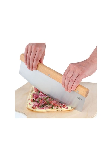 Pizza-wiegemesser 32x11 Cm Profesyonel Pizza Kesme Bıçağı Çok Renkli