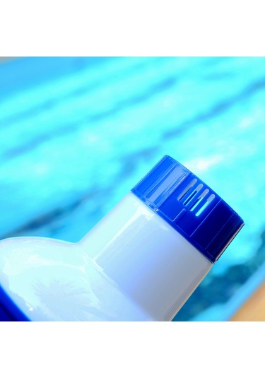 Xiyyadms 132mm Yükseklikli Mavi-beyaz Pp Klor Tablet Dağıtıcı, 125mm Çaplı Su İçin İlaç Atıcı Aleti