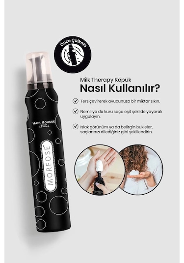 Extra Strong Saç Köpük 200 Ml - Ekstra Hacim Tutuş - Mrfs