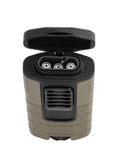 Tactical Triple Lighter Tan Black Puro Çakmağı