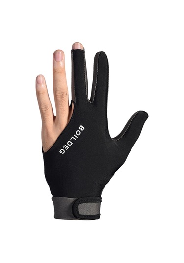 Youtek Bilardo Eldiveni - Kaymayan, Nefes Alabilir, 3 Parmaklı, Esnek, Sol/sağ El İçin