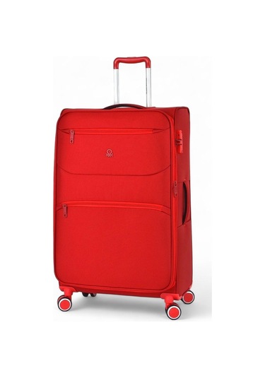 Benetton 70 Cm Kırmızı Unisex Büyük Boy Valiz 14bnt2400-01 Kırmızı