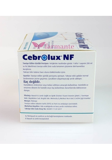 Bausch Lomb Cebrolux 30 Saşe