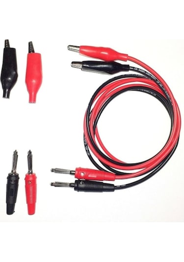 Banan To Krokodil Kablo 1 Metre Kaliteli Mavi