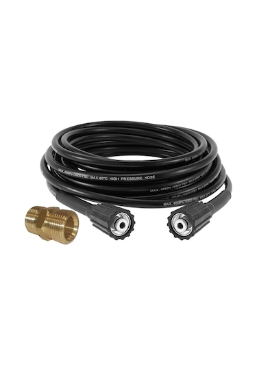 Yifomall Yüksek Basınçlı 50ft Uzatma Hortumu - 5800psı Dayanıklı Ve Adaptörlü