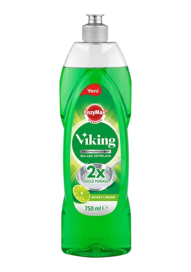 Viking Technopower Misket Limon + Kara İncir + Greyfurt Bulaşık Deterjanı 3 x 750 ML