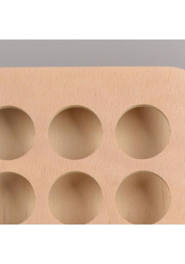 Suntek Esansiyel Yağ Depolama Rafı Parfüm Şişeleri Için Odun