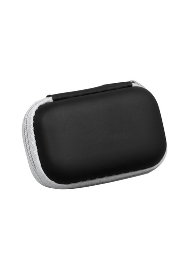 Kangvka Parmak Ucu Puls Oksimetre İçin Sert Korumalı Eva Depolama Çantası - Sırt Çarpması Ve Çizilere Dayanıklı, Reşitli Zipperli Taşınabilir Kutusu Siyah