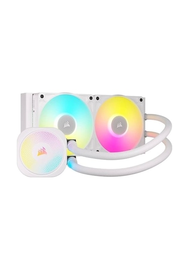 Corsaır 240mm Tıtan 240rx Lcd Cw-9061020-ww Am5-1851p Rgb Sıvı Soğutmalı İşlemci Fanı Beyaz