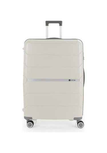 Mçs Polipropilen Valiz V366 75 Cm Büyük Boy Kemik - Gri Kemik-gri