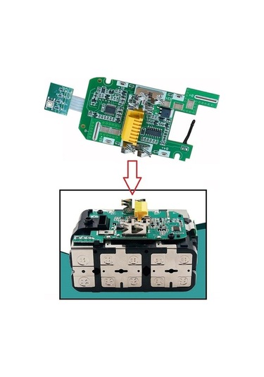 Novahub Makita 18v Pil Göstergesi Pcb Devre Kartı, Bl1830 Şarj Koruma Modülü