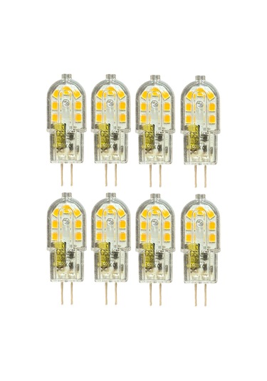 8 Adet Osaka 12volt 3w Sarı Işık 3000k G4 Duylu Led Kapsül Ampul