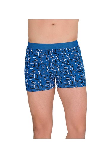 Berrak Erkek Likralı Desenli Boxer 4480 - 3 Adet 001