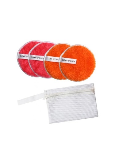 Suntek 4 Adet Yumuşak Nazik Makyaj Temizleyici Puf Yüz