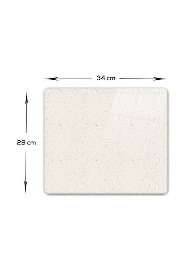 Cam Kesme Tahtası Seramik Desen - Açık Fon 29cm X 34cm