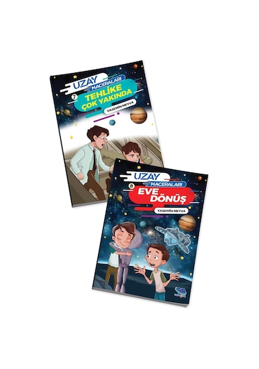 Uzay Maceraları 3. Ve 4.sınıf 8 Kitap Kutulu Okuma Seti