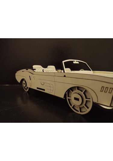 TLR hobi 3d Chevrolet Impala Ahşap Araba Maketi