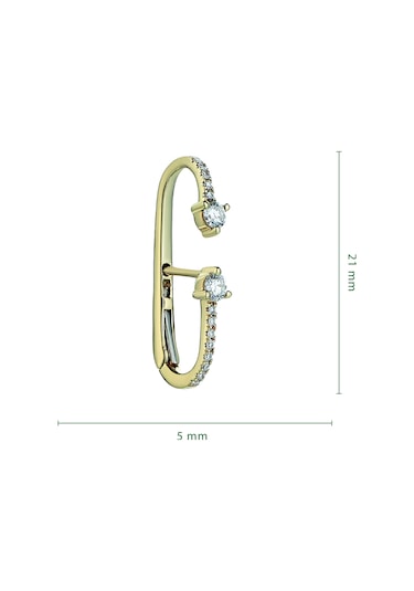 Reis T10518 Dia Earcing Altın