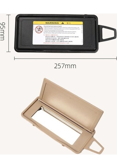 Wondernest Mercedes-benz S Class W220 1998-2005 Sol Ön Güneşlik Makyaj Aynası Bej