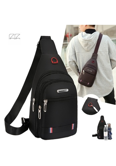 Erkek Çok Yönlü Çapraz Çanta-gri Grı