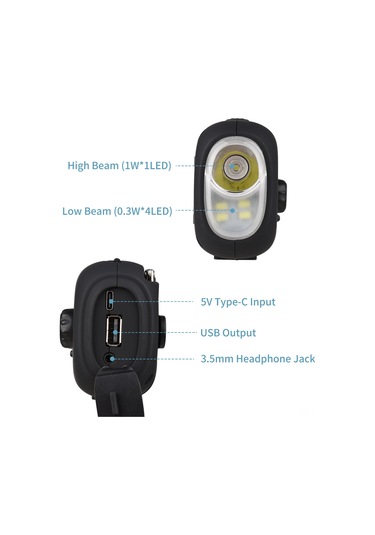 Lemestar Eu Tipi 5led Fenerli Güneş Enerjili El Crank Radyo - Am/fm, Sos, 4 Güç Kaynağı, 2000mah Power Bank, Ipx3, Kamp İçin Hn-098s