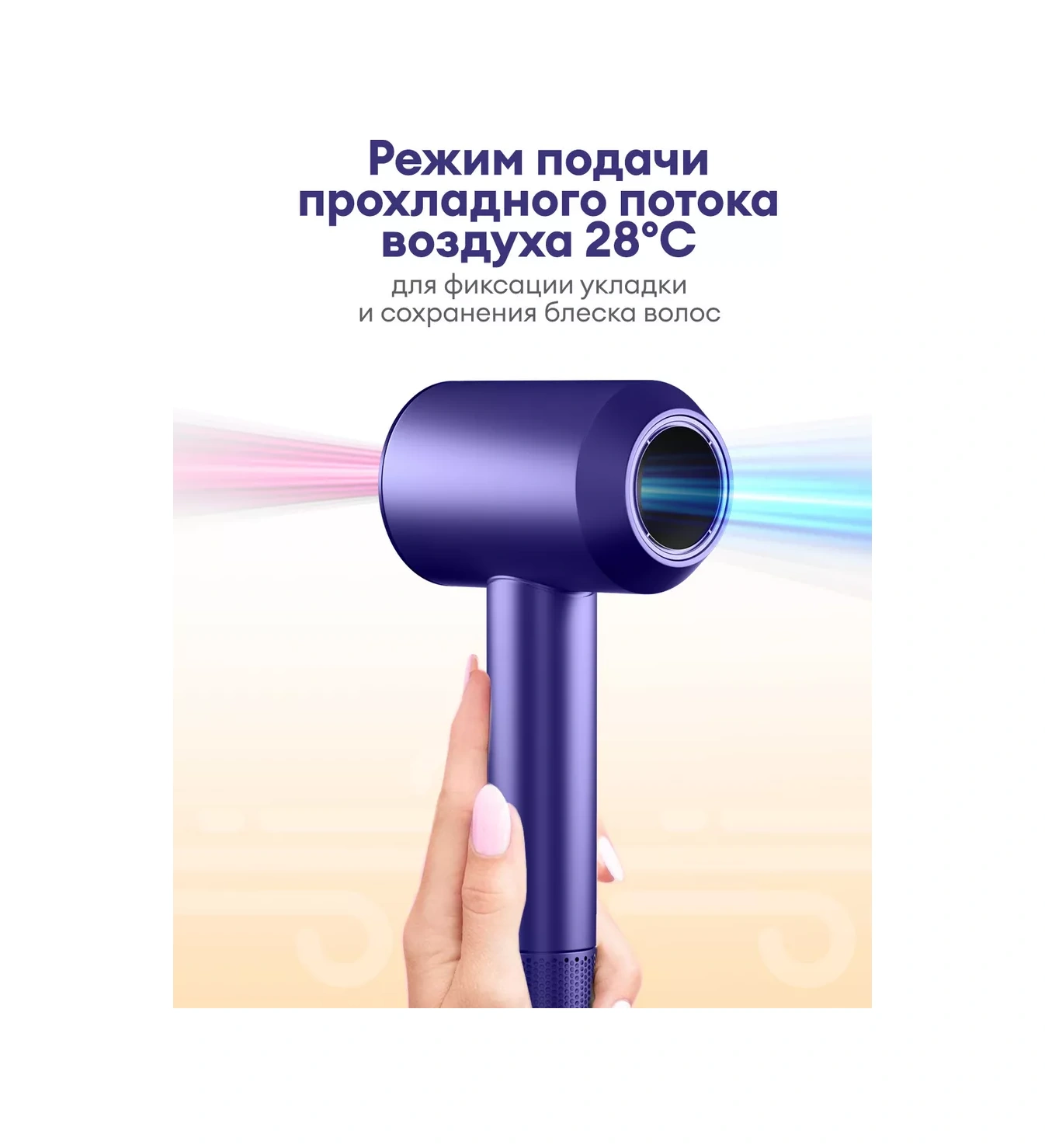 Welleya Profesyonel Küçük Saç Kurutma Makinesi, 5'i 1 Arada Aksesuarlı 197269234