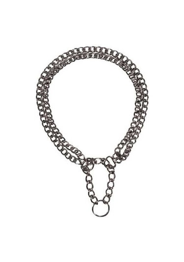 Trixie Köpek 2 Sıra Zincir Tasma 50 CM/2.5 MM Gri