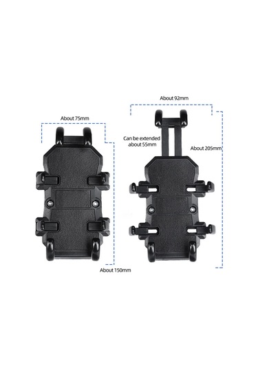 Joyjadehub Yeni Motosiklet Çatal Kök Telefon Tutucu Amortisör 1pc