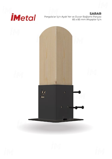 Sarar 85x85 Mm Ahşaplar İçin Ayak Bağlantısı