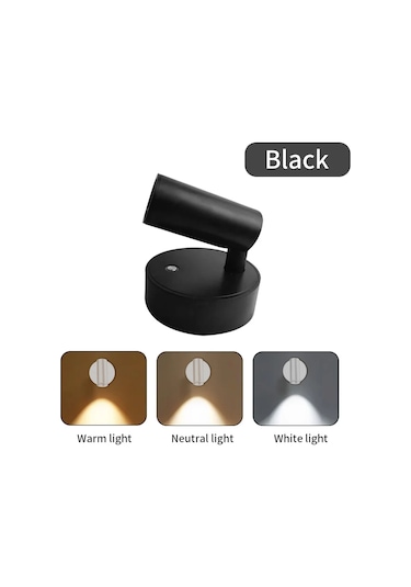 Globalconnectstore Manyetik Şarj Edilebilir Led Duvar Lambası - Dokunmatik Kısılabilir Okuma Işığımavi Mavi