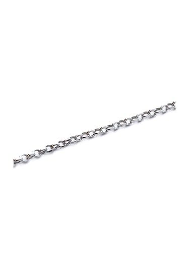 14 Ayar Altın Beyaz 50 Cm Erkek Zincir Kolye